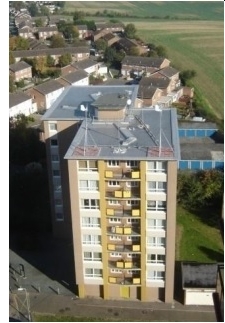 Tubines on the top of the Ashton Court flats performed well 