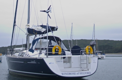 marine, wind turbine, sailing boat, yacht