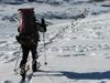 Flexcell Sunpack providing solar power on a glacial expedition