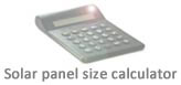 solar panel size calculator
