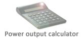solar panel output calculator