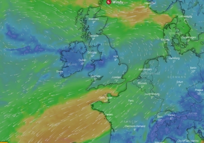 Live Windspeeds