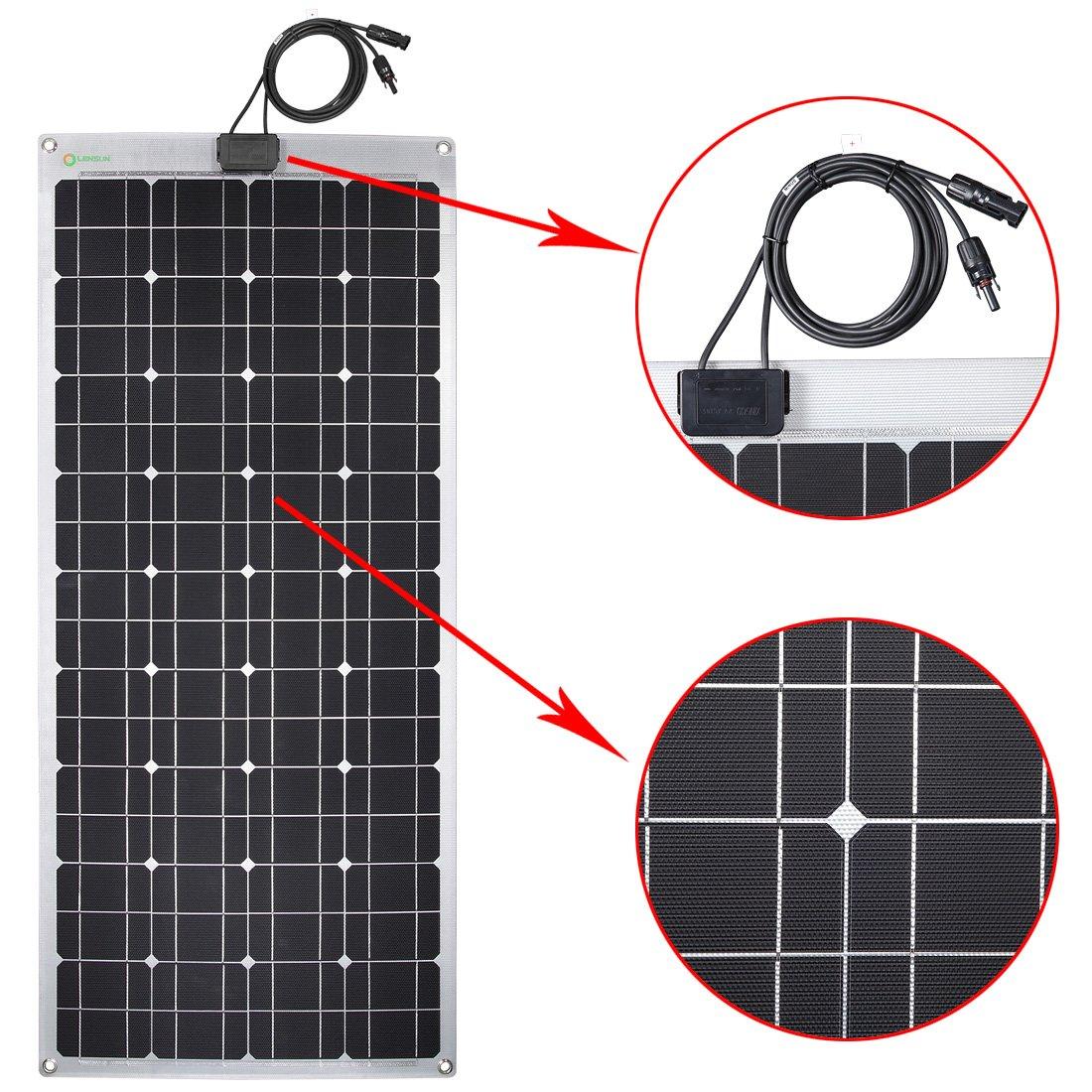 FLEX+ 100W Flexible Solar Panel (Aluminium Backing)