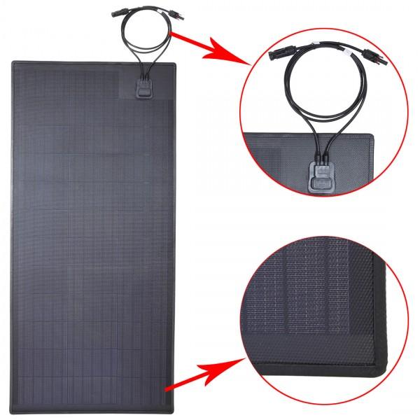 FLEX+ 100W Flexible Marine Solar Panel (Fibreglass Backing)