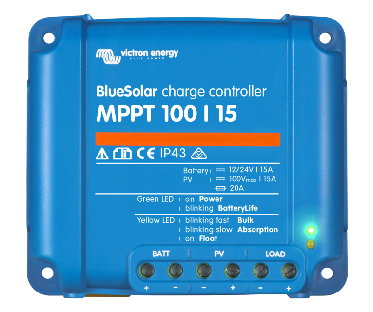 Victron BlueSolar 15A MPPT Charge Controller (12/24V)