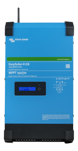 Victron EasySolar-II GX Inverter / Charger / Solar Controller 3000VA 24/48V