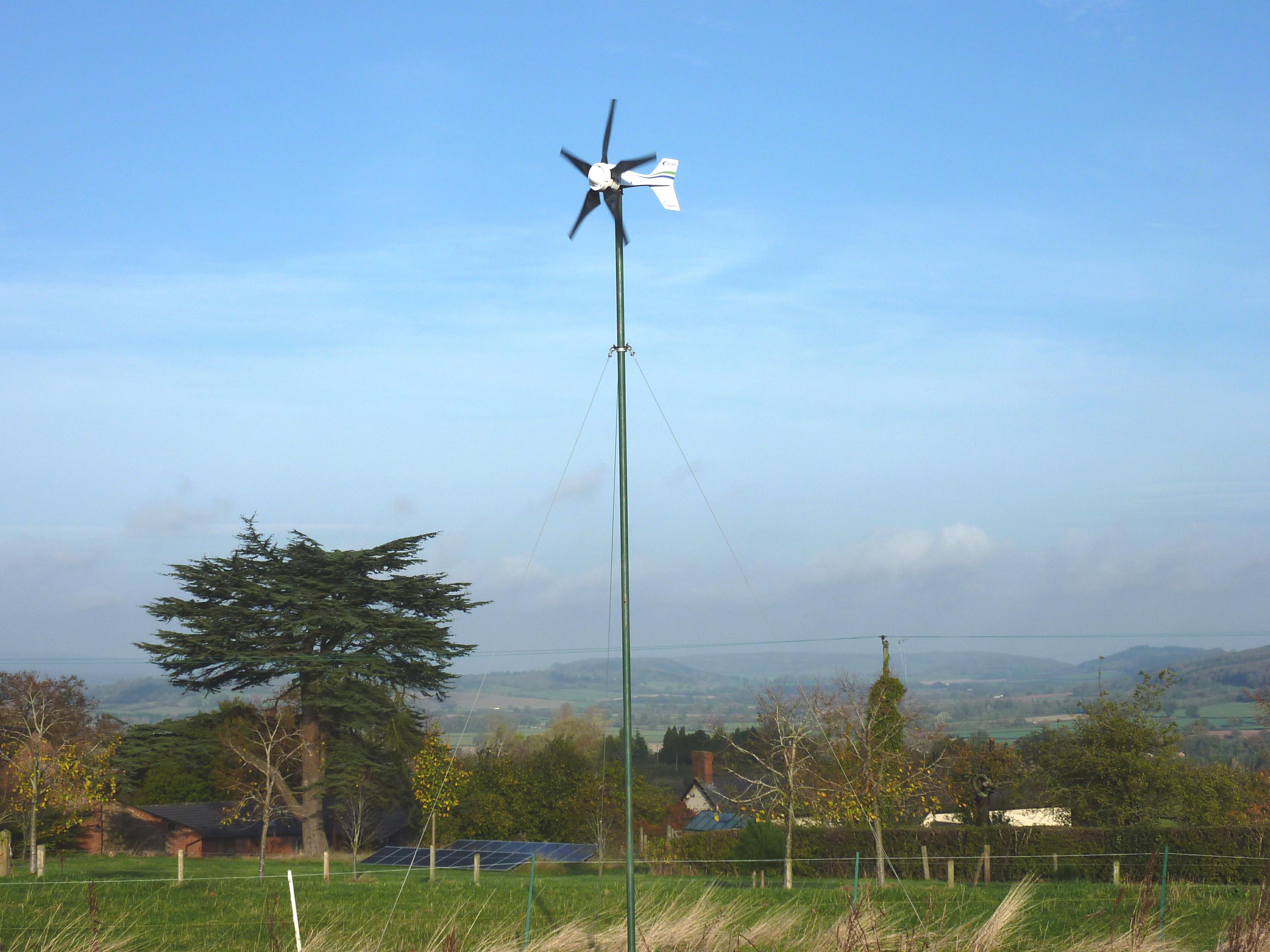 Guyed Wind Turbine Tower Kit (up to 7.5m)