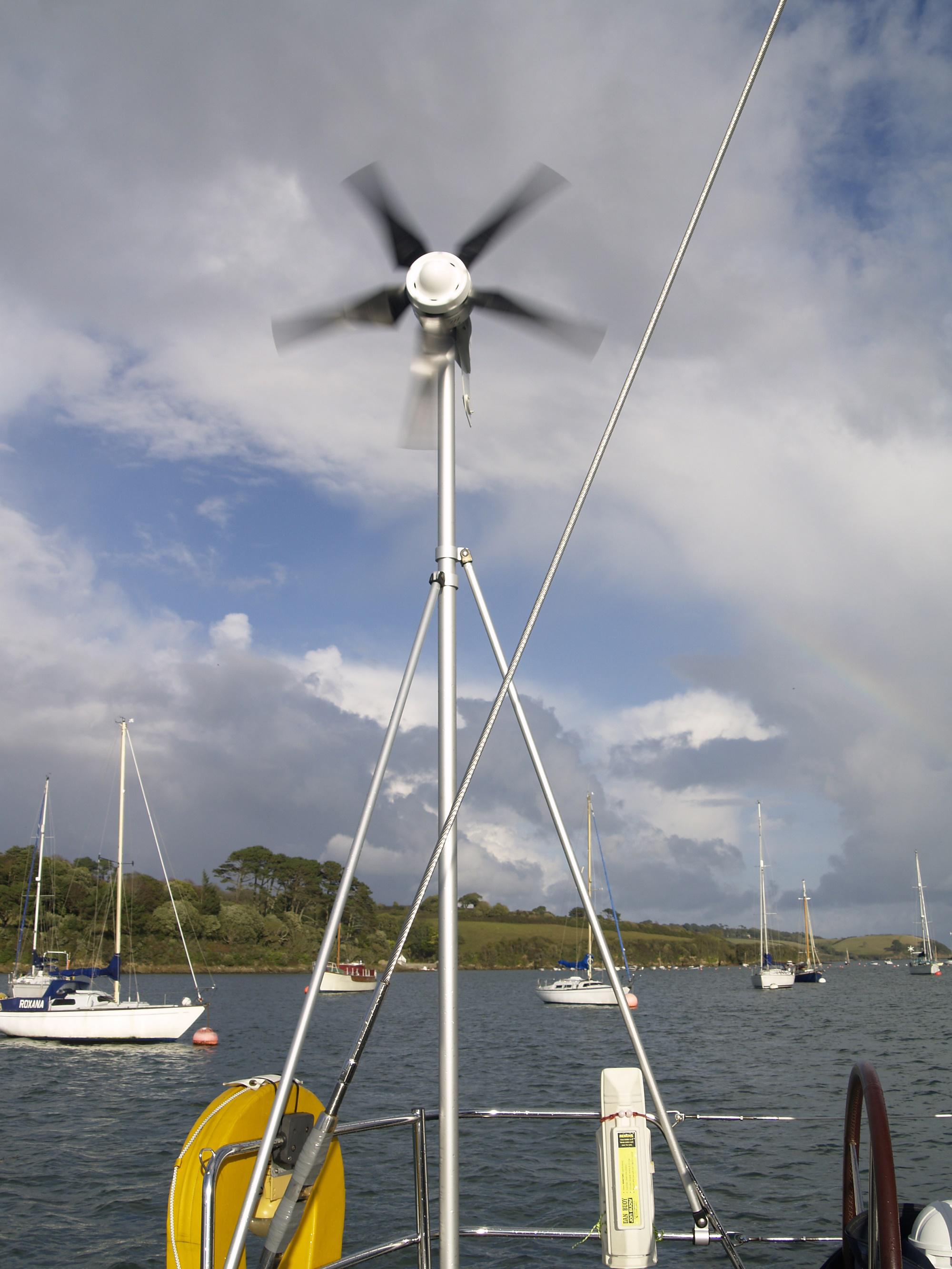 yacht wind turbine