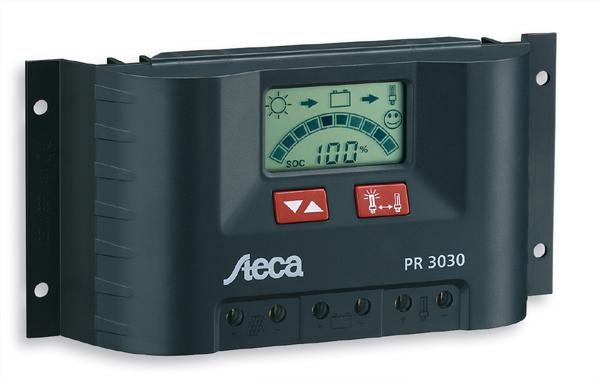 Steca PR 3030 12/24v (30A) Solar Charge Controller w/LCD
