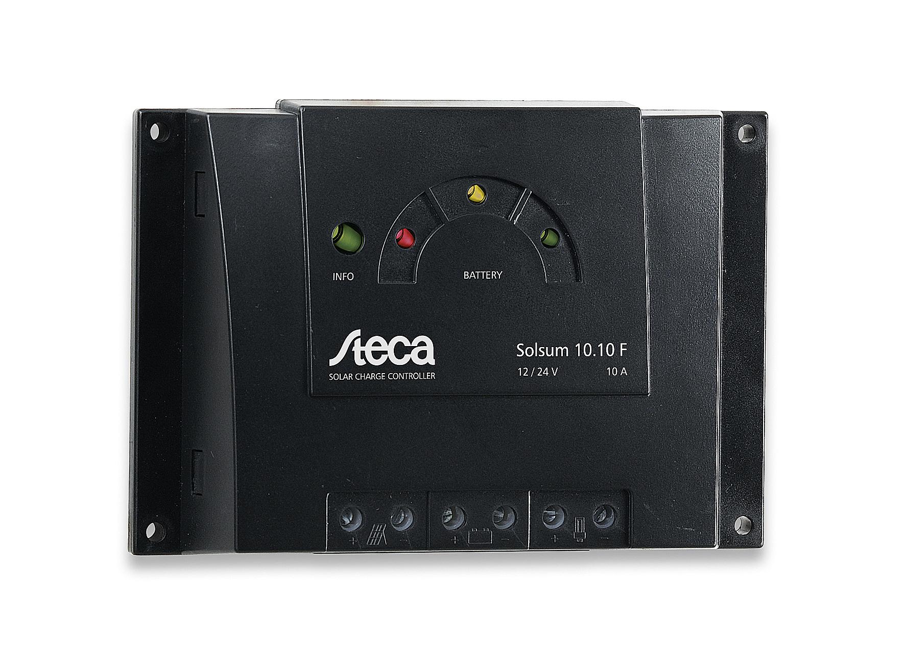 Steca Solsum F Solar Charge Controller (10A - 12V / 24V)