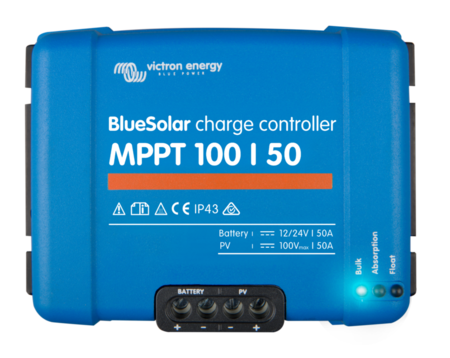 Victron BlueSolar 50A MPPT Charge Controller 100/50 (12/24V-50A)