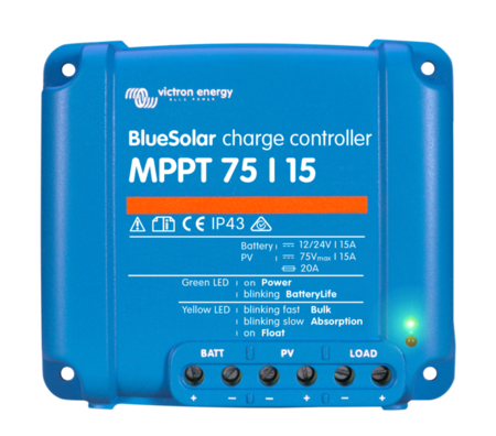 Victron BlueSolar 15A MPPT Charge Controller (12/24V)