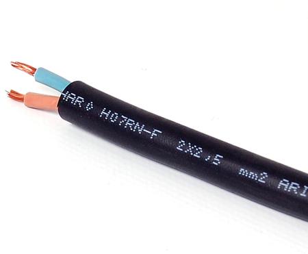 Solar Cable, twin core H07 RN-F 2 x 2.5mm (£1.65 / m)